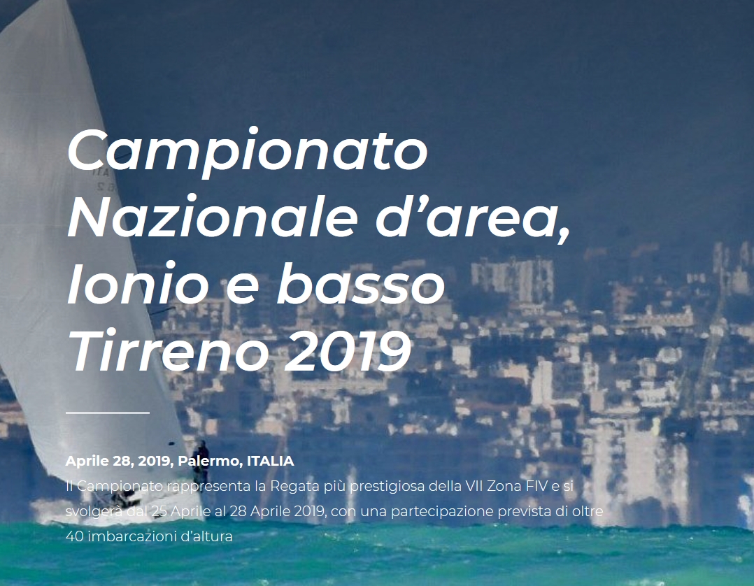 Scopri di più sull'articolo Campionato Nazionale d’Area Ionio e Basso Tirreno, Palermo 2019