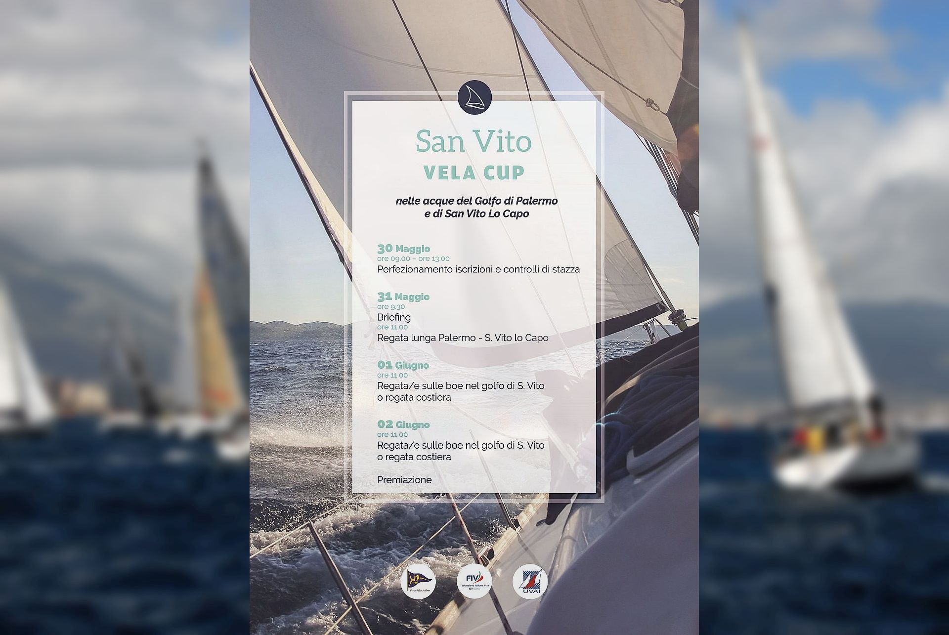 Al momento stai visualizzando San Vito Vela Cup 31/5 – 2/6 2019
