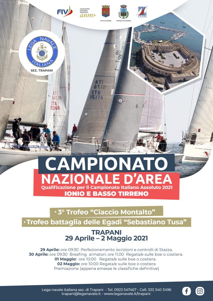 Campionato Nazionale d’Area Ionio e Basso Tirreno, Trapani 2021